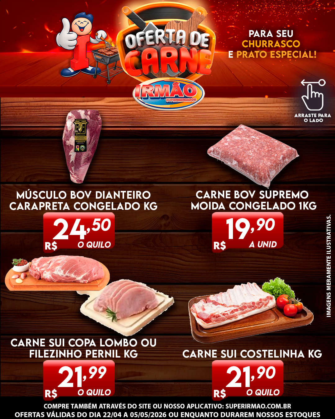 imagem de OFERTAS CARNE 22-04 A 05-05