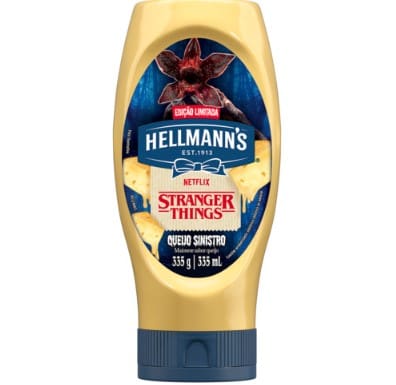 imagem de Maionese Hellmanns Queijo Stranger Things Squeeze 335G