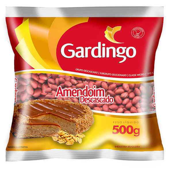 imagem de Amendoim Gardingo Descascado Tp1 500G