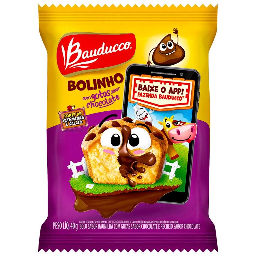 imagem de Bolinho Bauducco Com Gotas De Chocolate 40G