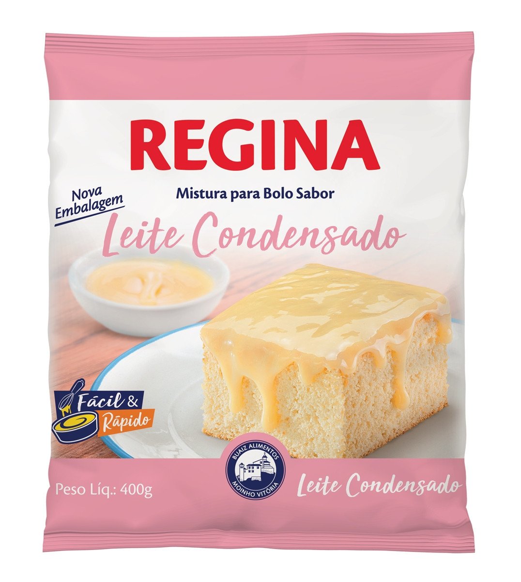 imagem de Mistura Para Bolo Regina Leite Condensado 400G