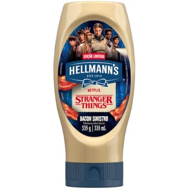 imagem de Maionese Hellmanns Bacon Stranger Things Squeeze 335G