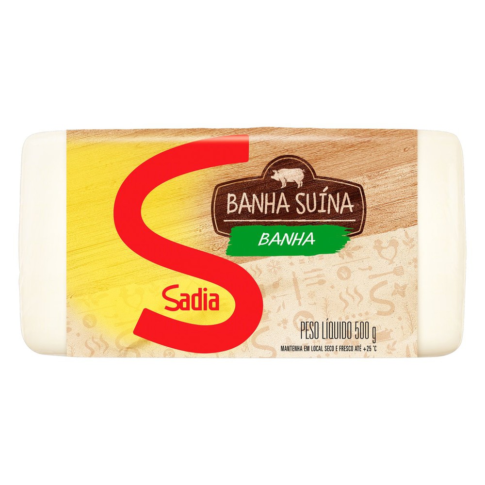 imagem de Banha Sadia Suina Uso Culinario 500G