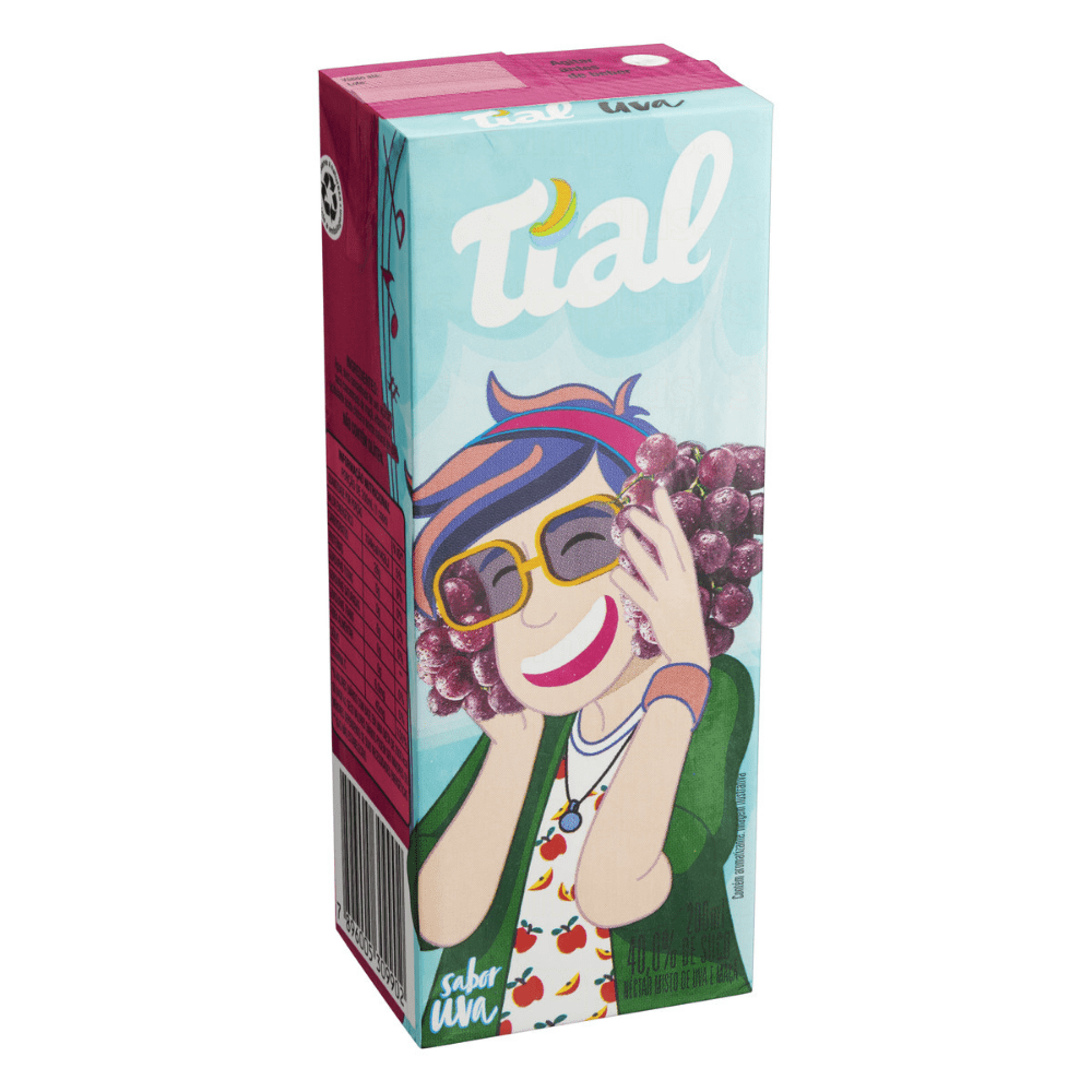 imagem de Suco Tial Kids Nectar 200Ml Uva