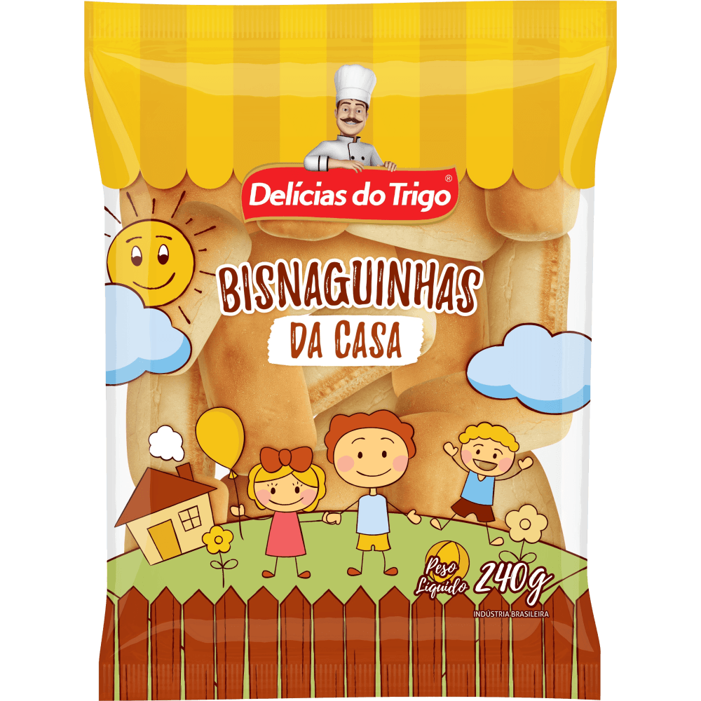 imagem de Bisnaguinha Delicias Do Trigo Da Casa 240G