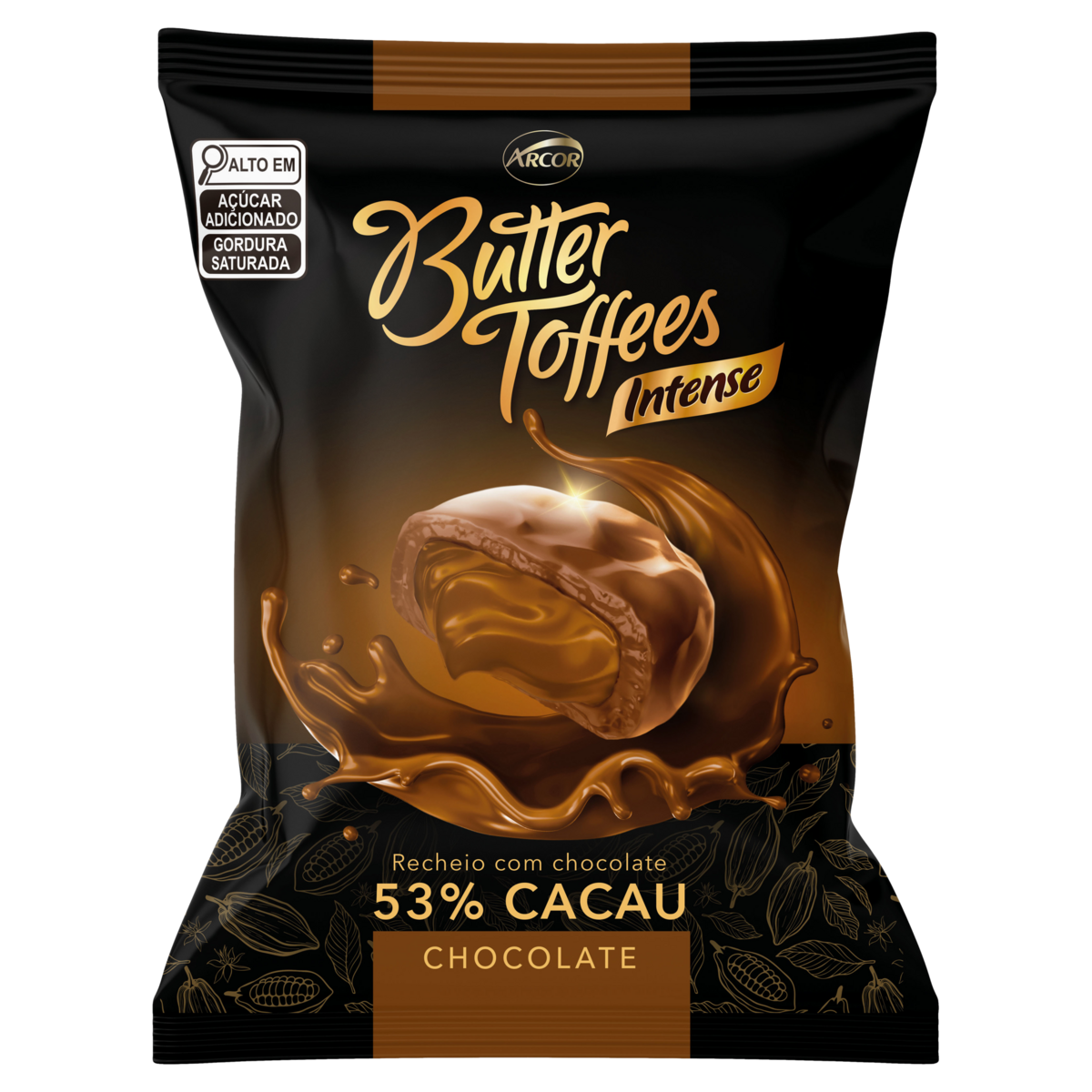 imagem de Bala Butter Toffe Intense Chocolate 53% 90G