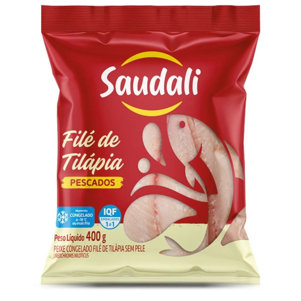 imagem de Peixe Saudali File De Tilapia Iqf 400G