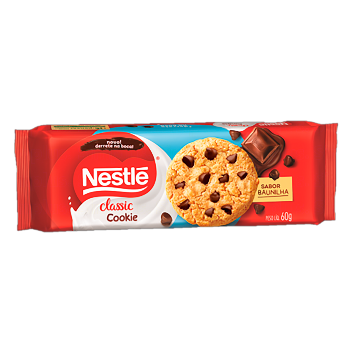 imagem de Biscoito Nestle Cookies Classic Gts Chocolate 60G