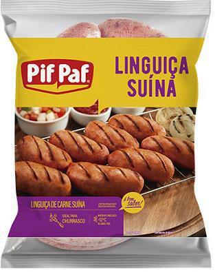 imagem de Linguica Pif Paf Suina Pacote 1Kg