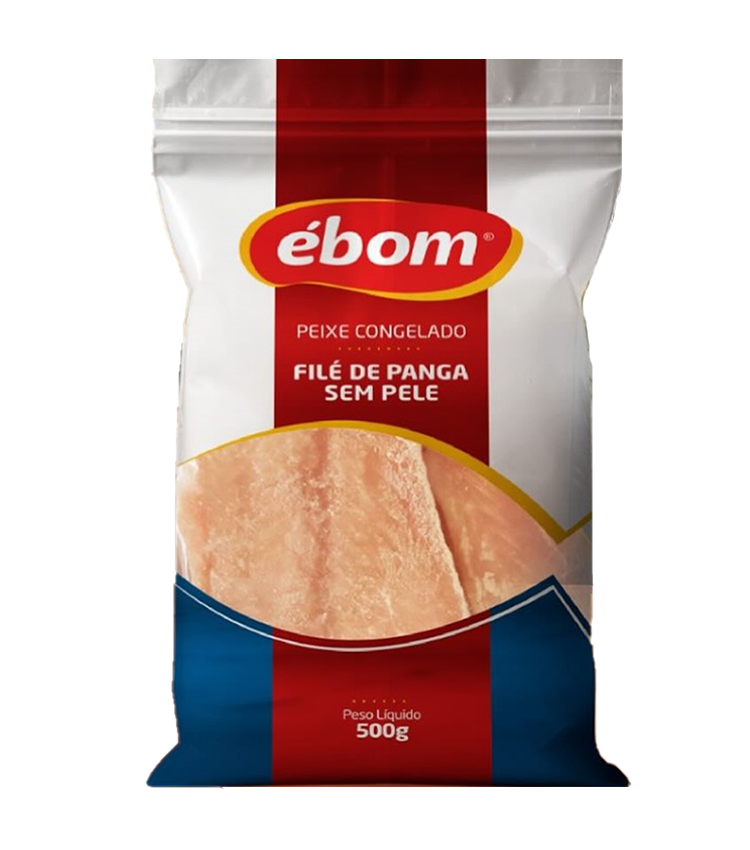 imagem de Peixe Ebom File Panga Iqf Sem Pele 500G