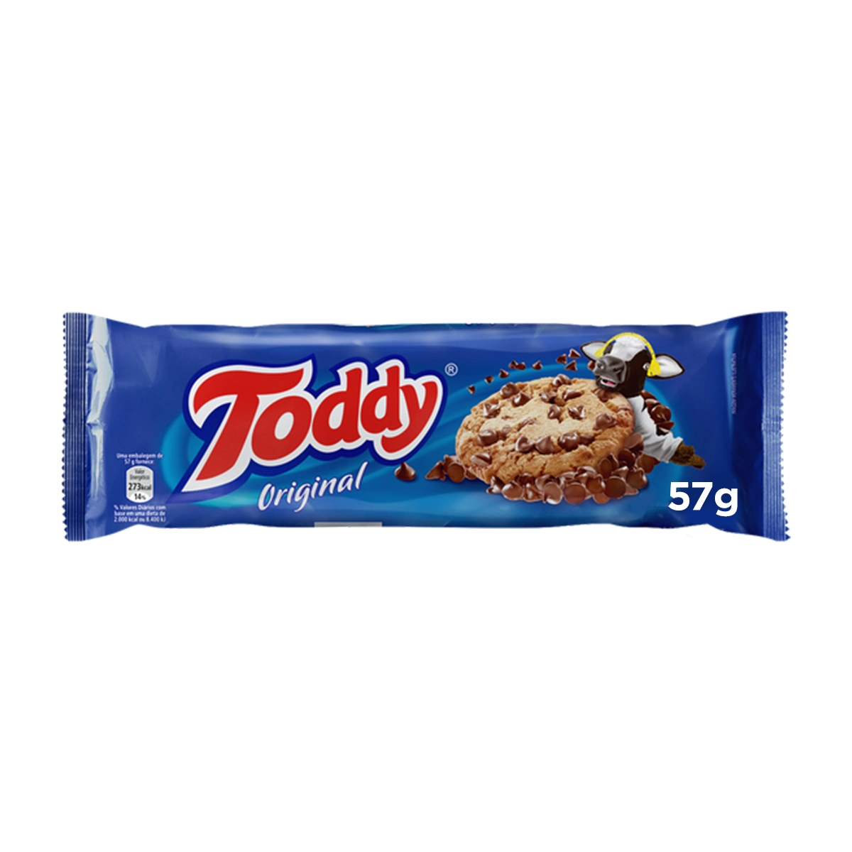 imagem de Biscoito Toddy Cookies Baun/Gts Chocolate 57G