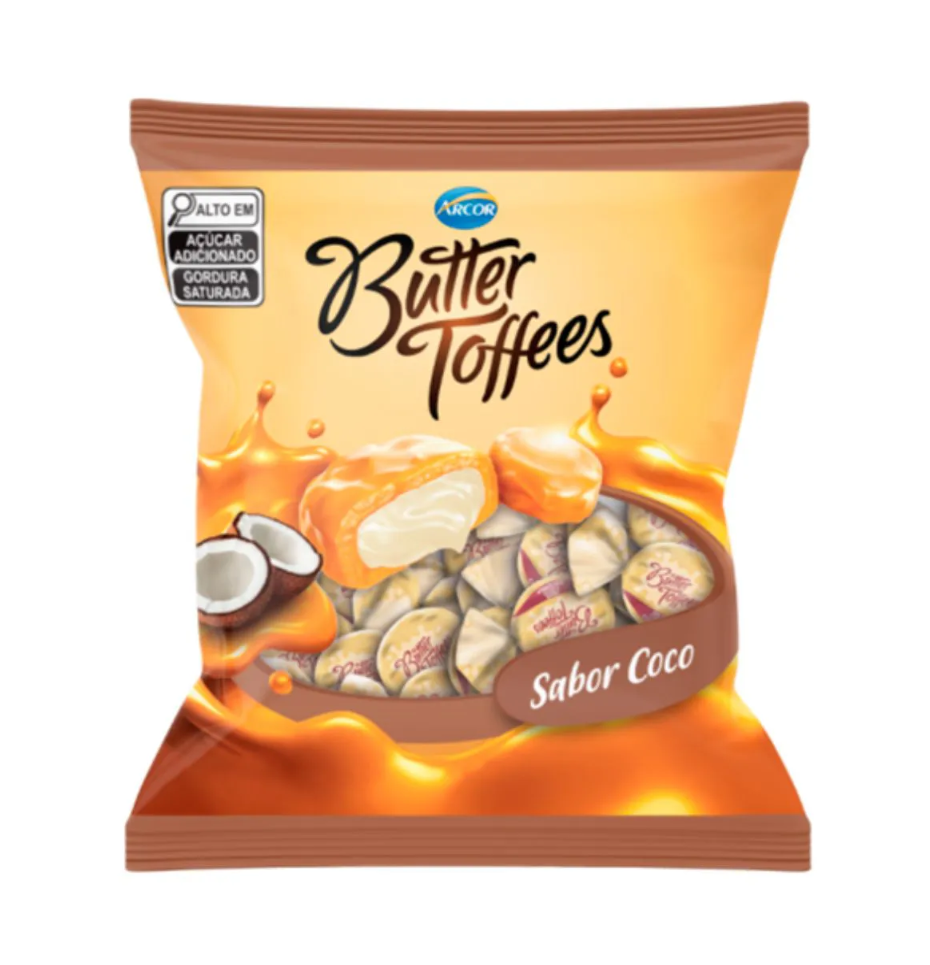 imagem de Bala Butter Toffe Coco 90G