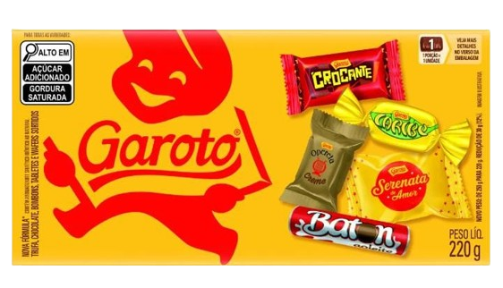 imagem de Bombom Garoto Sortidos 220G