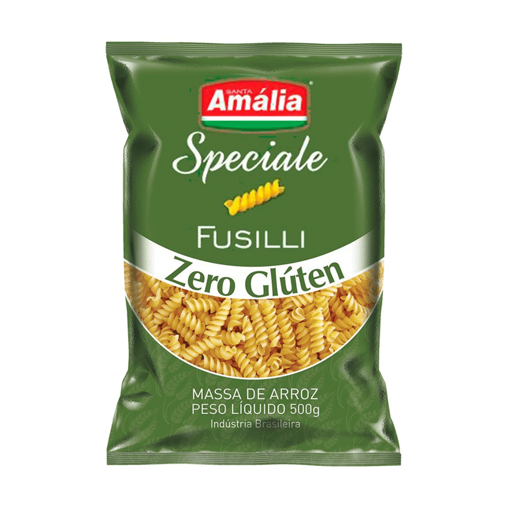 imagem de Macarrao Santa Amalia Fusilli Sem Glutem 500G
