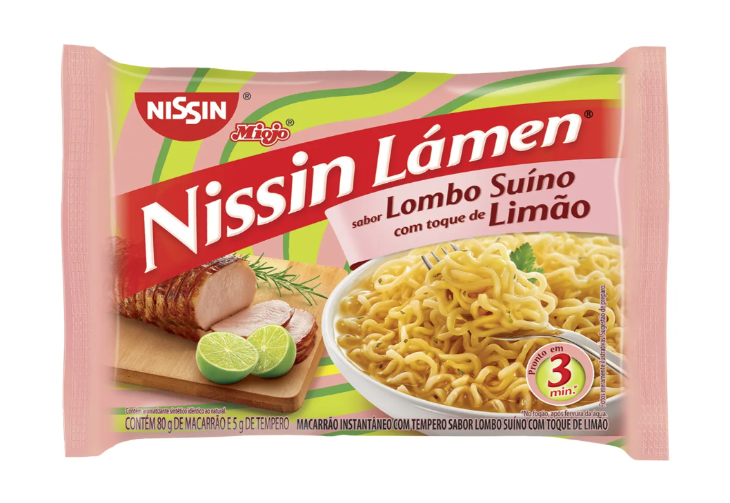 imagem de Macarrao Instantaneo Nissin Lamen Lombo Suino Com Limao 85G