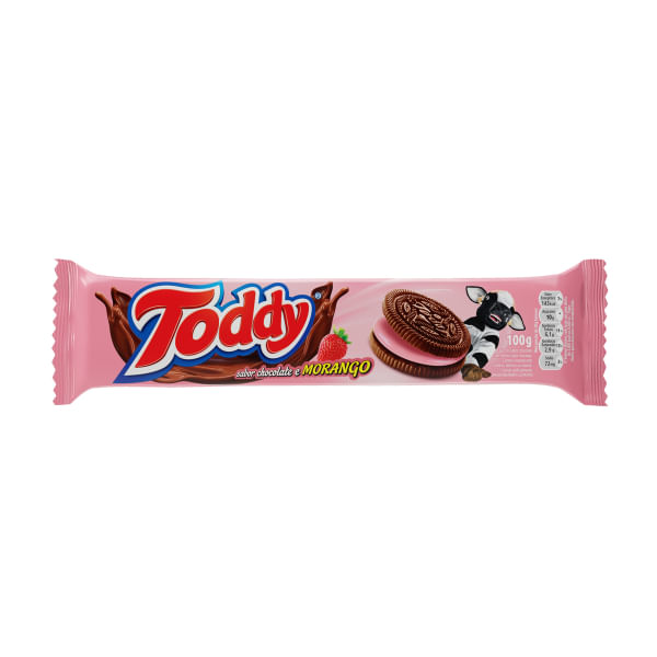 imagem de Biscoito Toddy Recheado Morango 100G