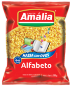 imagem de Macarrao Santa Amalia Ovos Alfabeto 500G