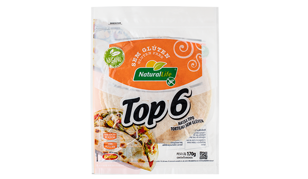 imagem de Tortilha Natural Life Sem Gluten 170G
