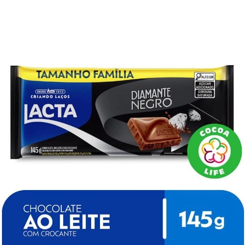 imagem de Choc Lacta Diamante Negro 145G