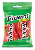 imagem de Trident Com 4 Morango