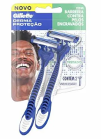 imagem de Aparelho De Barbear Gillette Derma Protecao Com 2