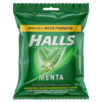 imagem de Bala Halls Drops Menta Com 3