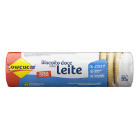 imagem de Biscoito Lowcucar Doce De Leite Zero 95G