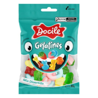 imagem de Bala Docile Gelatines Mix Divertido 80G