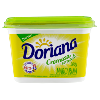 imagem de Margarina Doriana Sem Sal Cremosa 500G