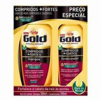 imagem de Kit Niely Gold Sh+Condicionador 300Ml Comp Fortes