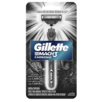 imagem de Aparelho De Barbear Gillette Mach 3 Carbono Com 1