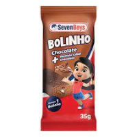 imagem de Bolinho Seven Boys Chocom Recheado Chocolate 35G
