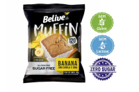 imagem de Bolinho Belive Banana Canela e Chia Zero Acucar Gluten e Lactose 40G