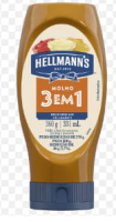 imagem de Molho Hellmanns 3 Em 1 Squeeza 360G